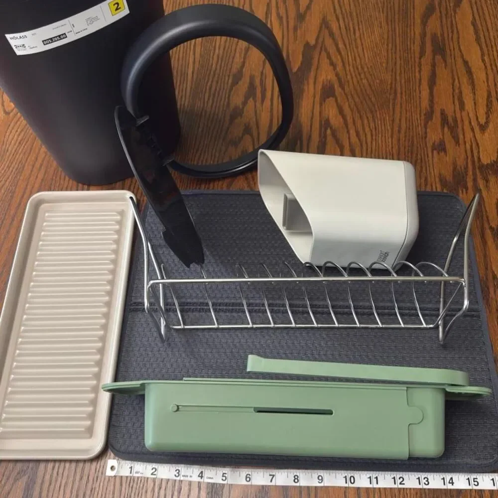 Ikea Kitchen Basics Bundle Small Spaces Apartment Dorm Household Tan Black Green